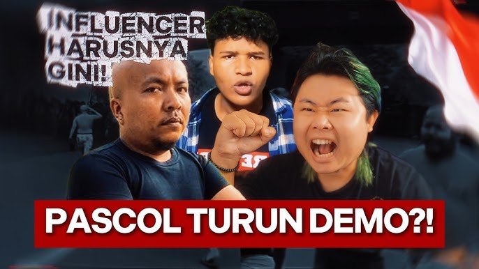 Maraknya influencer live demo dpr dan brimob
