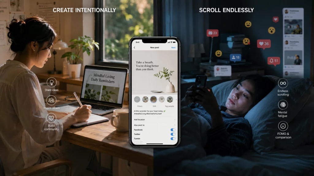 Conscious Design Media Sosial 2026: Kreativitas Tanpa Perlu Validasi Like dan Algoritma